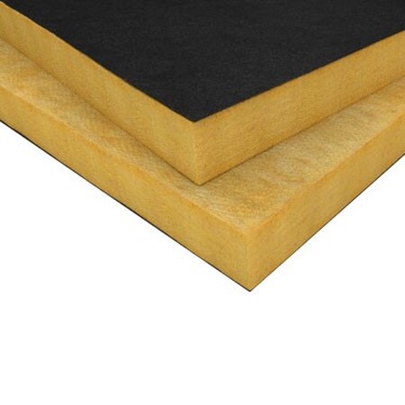 Panel de lana de vidrio Isover, Acustiver P / P 500 con velo negro