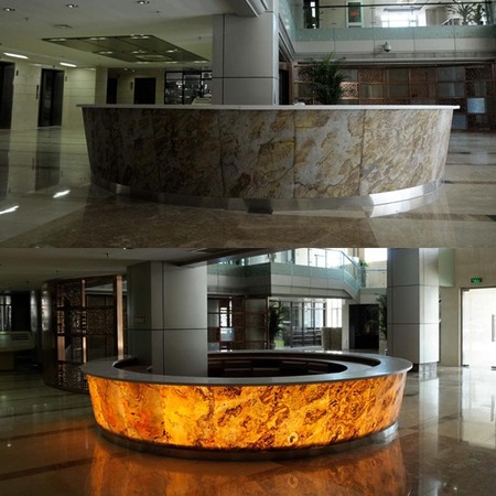 Revestimiento Piedrafina traslúcido de piedra natural flexible 122 cm x 61 cm